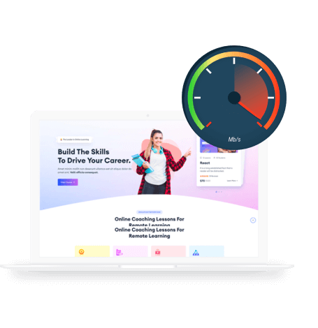 Histudy is faster loading speed. Histudy create your template so much faster.